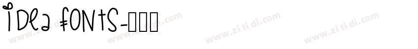 idea fonts字体转换
